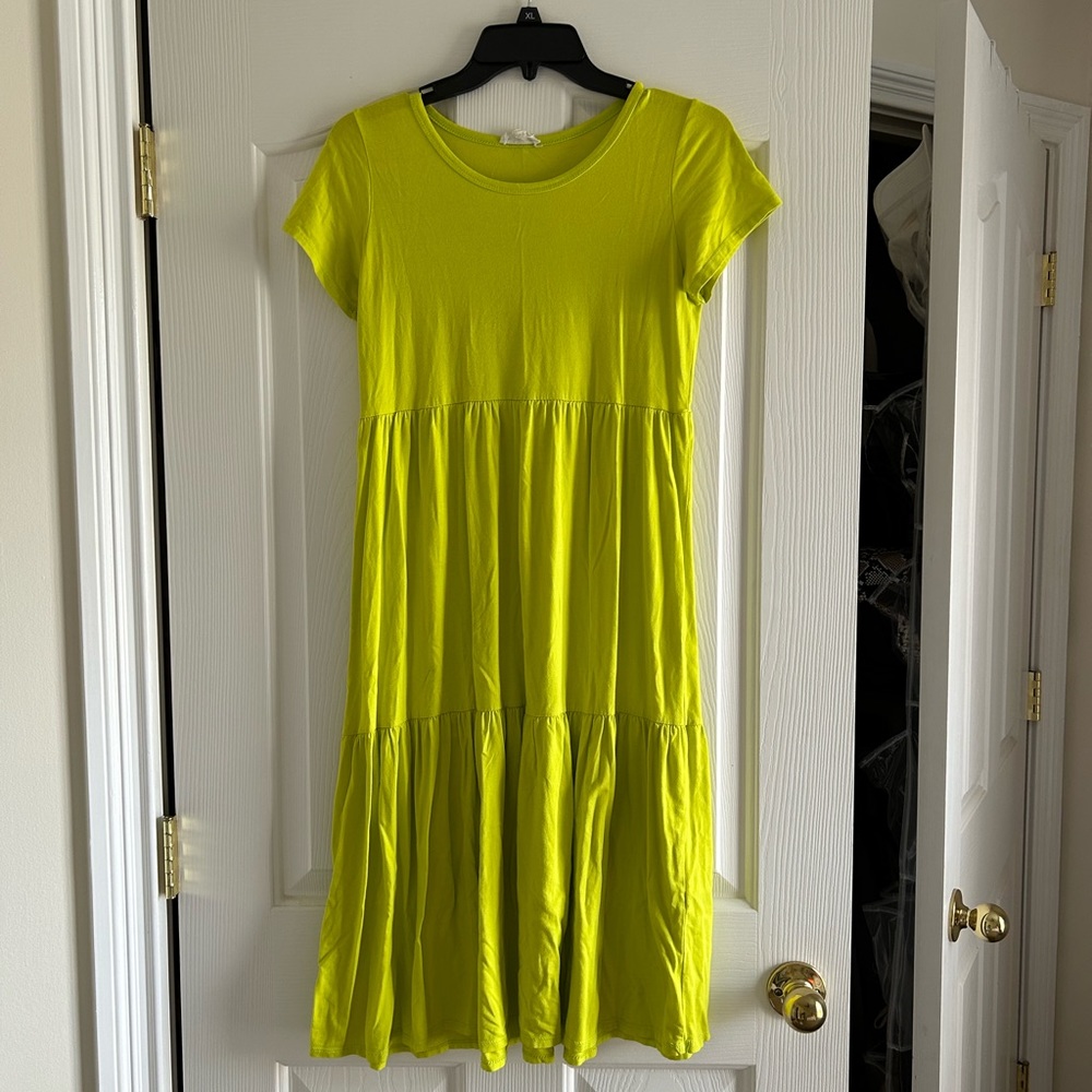 Tiered tee dress
